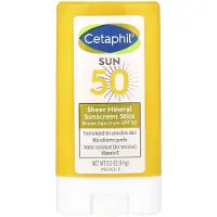 Cetaphil Cetaphil, Shea Mineral Sunscreen Stick, SPF 50, 0.5 oz (14 g)