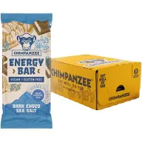 Chimpanzee Dark Chocolate & Sea Salt Vegan Energistänger 15 Enheter