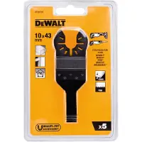 DeWalt Skär för planskärning DT20726-QZ; 10x43 mm; 5 st.