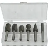 AWTOOLS Rotationsfräsar för metall AW32812; HSS; 6 mm; 6 st.