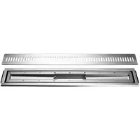 Unidrain armatur/ram/ridå i vinyl 800 mm