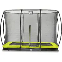 Exit Trampolin Siluett rektangulär 214x305 cm - grön