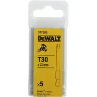 Dewalt Bits spår DT7295-QZ; T30; 70 mm; 5 st.