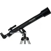Celestron PowerSeeker 60AZ, Svart, Gjuten aluminium, Starry Night Basic Edition, SkyPortal App, 711 mm