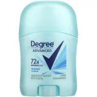 Degree Avancerad, 72-timmars Motionsens, Svettreducerande Deodorant, Shower Clean, 14G(0.5Oz)