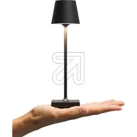 Sigor Nuindie pocket LED uppladdningsbar bordslampa, svart, IP54, dimbar pocket,, Svart, Aluminium / grå / zink, Modern