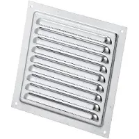 DUKA Ventilation Rullgardin med insektsnät 150x150 mm, alu, MVM