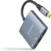 Nanocable 10.16.4306 Usb-c Till Hdmi/usbpd/usb-omvandlare 15 Cm