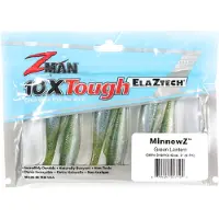Z-Man Soft Lure MinnowZ 3 Inch 6/Pack Green Lantern (7104)
