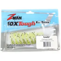 Z-Man Soft Lure GrubZ 2 Inch 8/Pack Chart Sparkle (3274)
