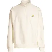Carhartt WIP Sweatshirt 'American Script' guldgul / burgunder / naturvit