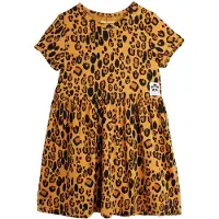 Mini Rodini Klänning - Basic - Leopard - - 2-3 år (92-98) - Klänning