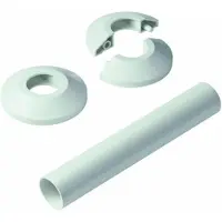 Danfoss väggrosett vit t-RTX - rund t-VHX-DUO-MONO vit