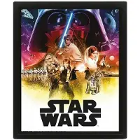 EPEE Merch - Pyramid Star Wars: (Episode Iv & V) - Framed