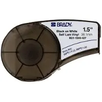 Brady B-427 - Vinyl - matt - genomskinlig, svart på vitt - Rulle (3,81 cm x 4,27 m) 1 rulle (rullar) etiketter - för BMP21, BMP21-LAB, BMP21-PLUS ID PAL LABPAL