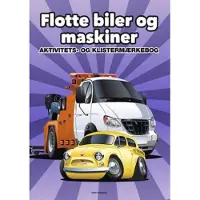 Tactic Aktivitetsbok m. Klistermärken - Fina Bilar Och maskiner - - One Size - Aktivitetsbok