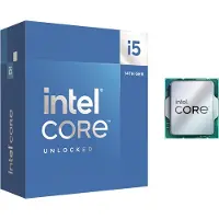 Intel | Core i5-14600K - 14-kärniga - 3,5 GHz (upp till 5,3 GHz turbo) - LGA1700-sockel - UHD-grafik | Box (utan kylare)
