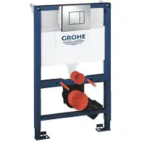 GROHE Rapid SL inbyggnadscistern, 82 cm installationshöjd inkl. tryckknapp