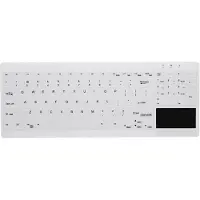 Contour Design Active Key QuickClean AK-C7412F tangentbord IP68 pekplatta, vit Nordiskt