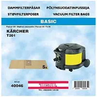 Haneström Dammsugarpåsar, papper, 5st.