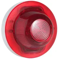 Schneider Electric Flash red (ESI-80) Intellia. Uttag typ ESI-10, ESI-20, levereras från slingan. Adresseras via uttaget