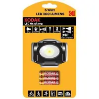Kodak LED Pannlampa 300 lumen inklusive 3AAA batterier