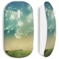 CAPACHEAP Souris Sans Fil Champs ciel