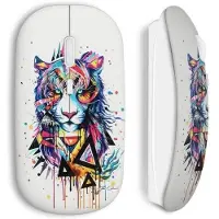 CAPACHEAP Souris sans Fil Tiger painted