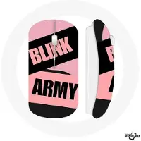 CAPACHEAP Souris Sans Fil BTS ARMY Et Blackpink Blink Rose Noir