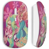 MANIACASE Souris sans Fil Hippie girl