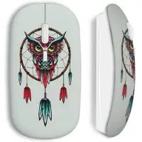CAPACHEAP Souris Sans Fil Capteur De Rêves Dream Catcher Hib