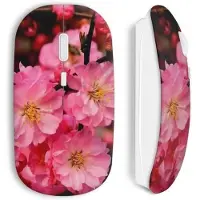 MANIACASE Souris sans fil Pink flowers design