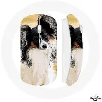 MANIACASE Souris Sans Fil Épagneul nain continental papillon Race de chiens