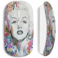 CAPACHEAP Souris sans Fil marilyn color