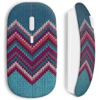 CAPACHEAP Souris sans Fil Tricot art design hippie
