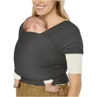 Ergobaby Stretchomslag - Aura Wrap Sticka - Soft Black - - One Size - Bärsjalar