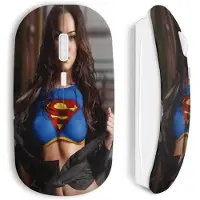 CAPACHEAP Souris Sans Fil Sexy Girl Megan Fox Superman