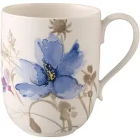 Villeroy & Boch Mariefleur Gris Basic Latte Macciato Mugg 48 Cl - Kaffekoppar Porslin Vit