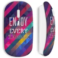 CAPACHEAP Souris Sans Fil Enjoy Every Moments