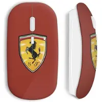 MANIACASE Souris Sans Fil Ferrari Logo Cheval Graphic Red