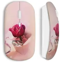 CAPACHEAP Souris sans fil Rose bagues
