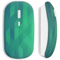 CAPACHEAP Souris sans fil Green 3d design