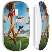 CAPACHEAP Souris Sans Fil Sexy Girl Football