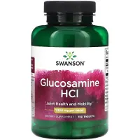 Swanson Health Glukosamin Hcl, 1 500 mg, 100 tabletter
