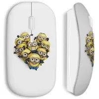 CAPACHEAP Souris Sans Fil Minions cœur