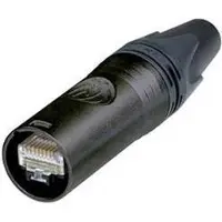 Neutrik Kontakt NE8MX6-B-T Kontakt hane rak Antal poler (RJ) 8P8C Svart 1 st