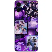 MANIACASE Coque pour Samsung Galaxy A06 BTS CONCEPT VIOLET svart