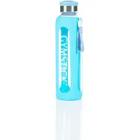 Gymstick Vattenflaska i glas 0.6L - Turkoosi