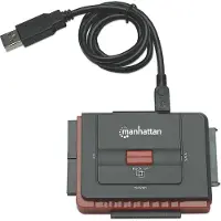 Manhattan 179195, USB Type-A, Svart, SATA 1.0 FCC CE EuP WEEE, 12 V, 70 mm, 98 mm