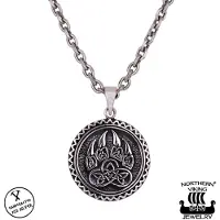 Northern Viking Jewelry Bear Paw hänge NVJ-H-RS037